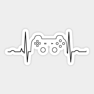 Gamer Heartbeat Sticker